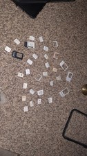 LOT OF Used Micro/Mini SIM Cards for Testing/Gold - Mixed Carriers