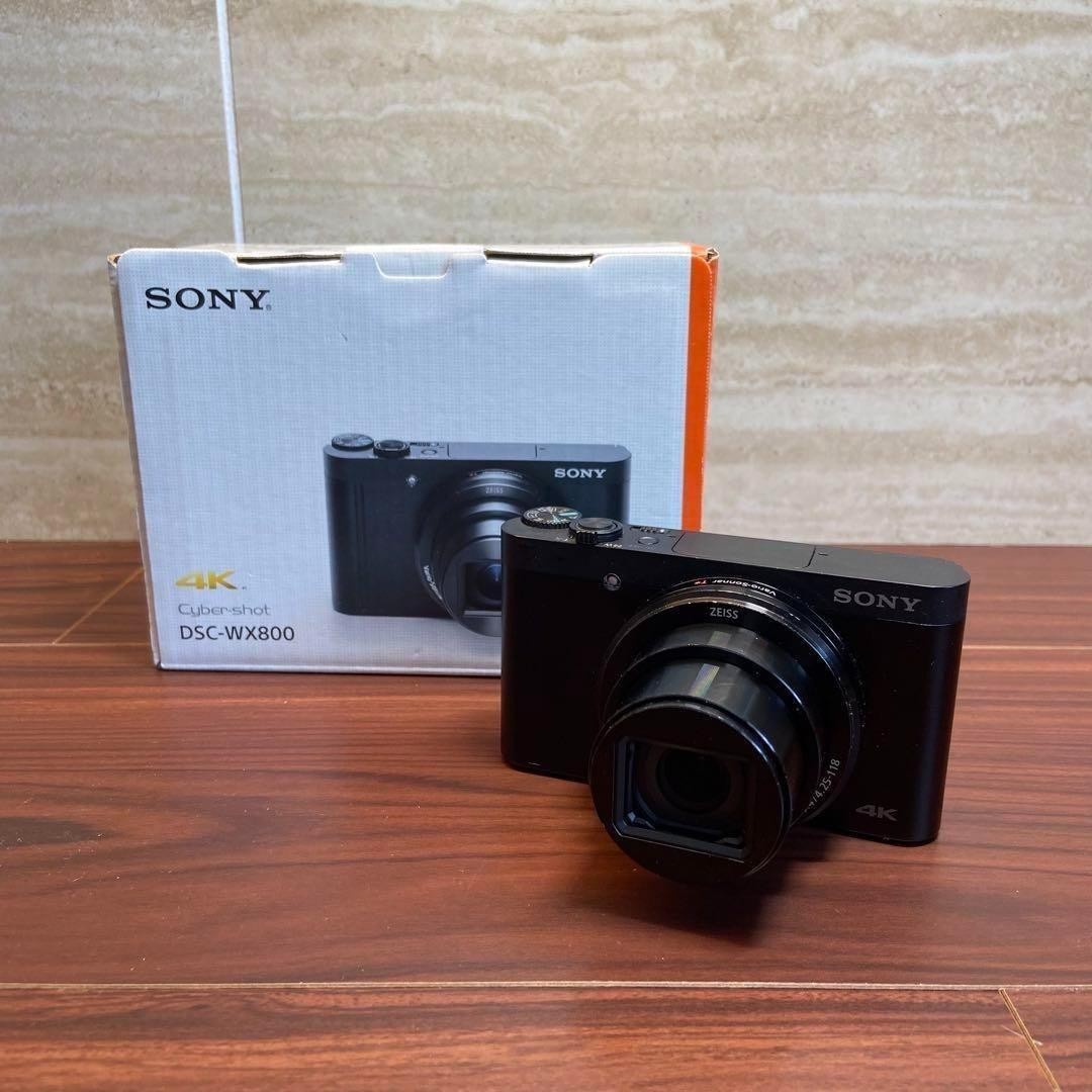 Sony Cyber-shot DSC-WX800 Black 18MP 30x Zoom 4K Digital Camera