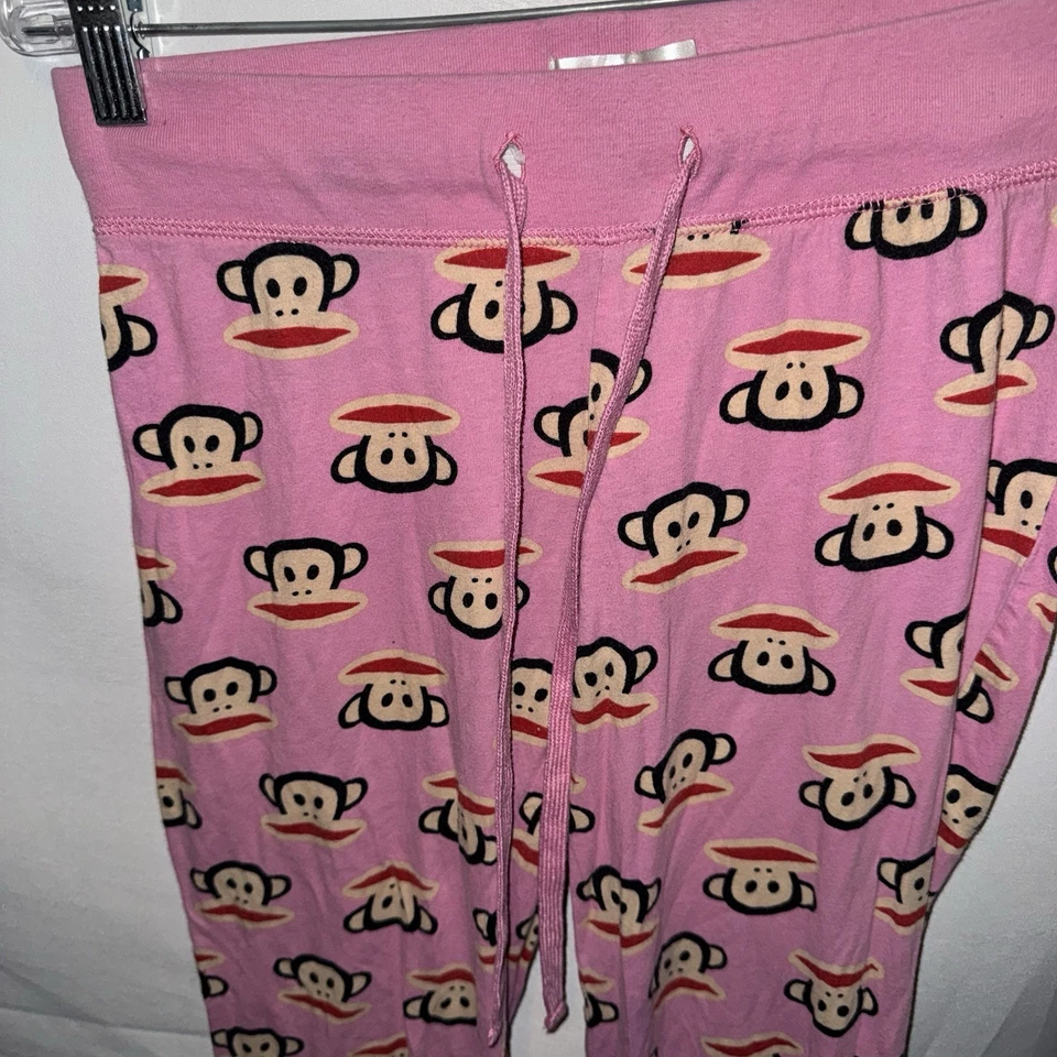 Paul Frank Julius Mono Pijama Pantalones Salón Corbata Corbata Talla XS Rosa Foto 2 de 4