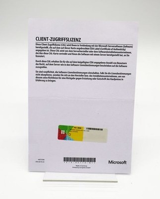 Microsoft Windows Server 2016 CAL 5 User OEM R18-05246 Benutzerlizenz