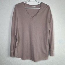 Z Supply Pale Pink Sweatshirt Size S cotton polyester, comfy, loungewear, fall
