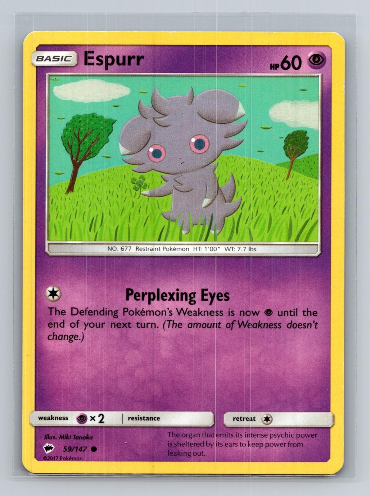 SM - Burning Shadows #59/147 Espurr