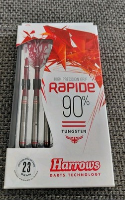  STEELDARTS - STEELARTS HARROWS DARTS '' RAPIDE '' 23 gr. 90% Tungsten TOP !! 