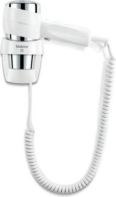 Valera Haartrockner 1600W mit Wandhalterung Weiß Chrom 3 Stufen