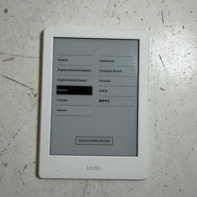 Amazon Kindle 8th Gen SY69JL White 6'' E-Ink Display Wi-Fi Bluetooth E-Reader