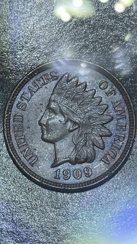 1909 Philadelphia Indian Head Cent  almost uncirculated great penny