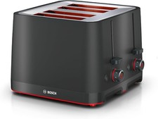 Bosch MyMoment Infuse 4-Slice Toaster Reheat/Defrost FUNCTION Black (TAT3M143GB)