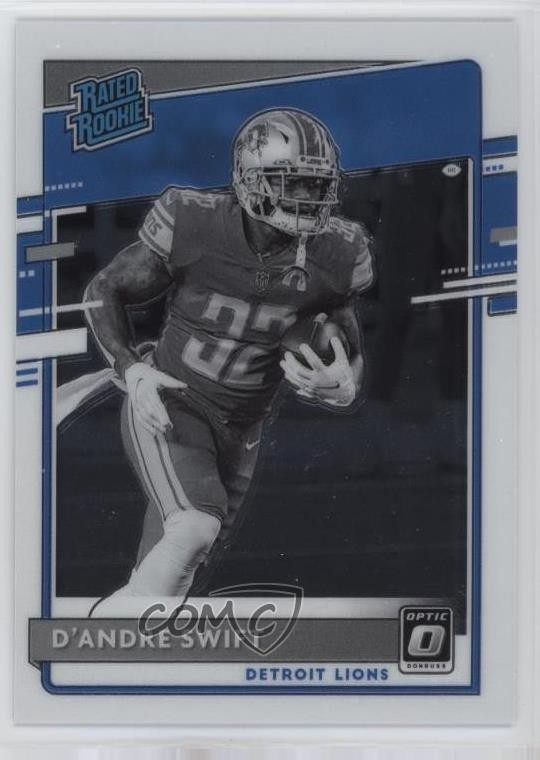 2020 Panini Donruss Optic Rated Rookies Variation D'Andre Swift #309 02wb