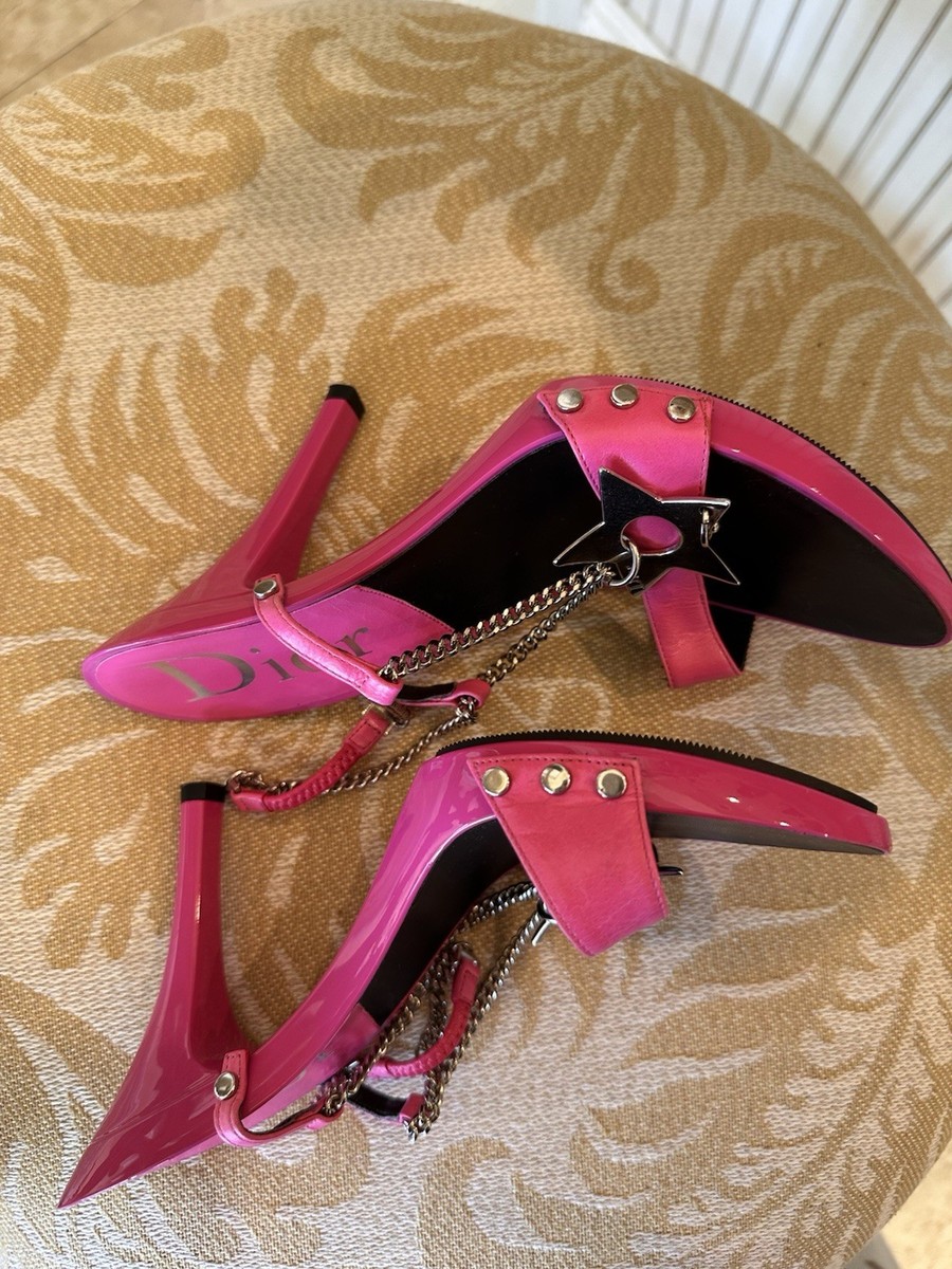 Vintage Authentic Rare Dior Pink Star Heel In US Size 6 | eBay