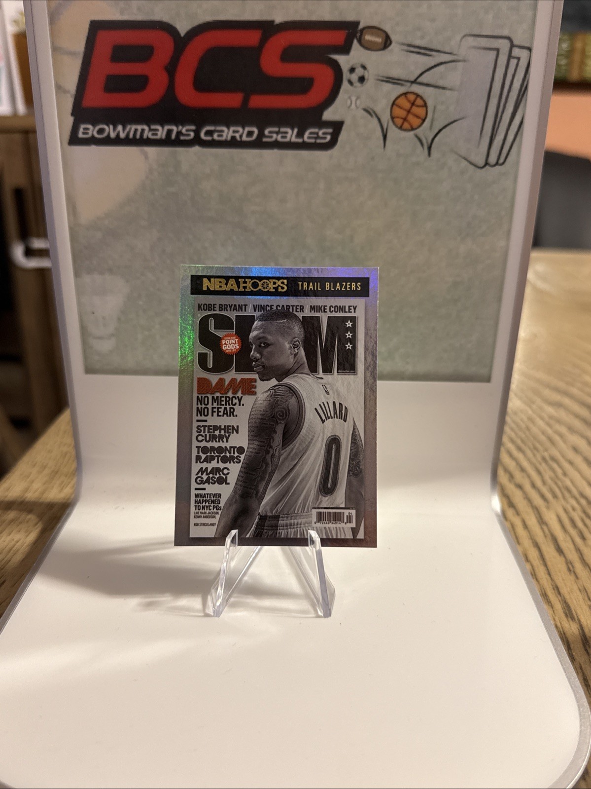 2020-21 Panini NBA Hoops Slam Damian Lillard #16 Holo Blazers 🔥