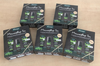 3,98 /st 5 x Kneipp  Männerpflege Trio aus Gesichtscreme Waschgel  Duschgel