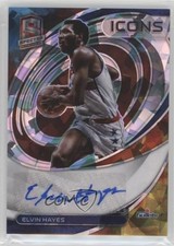 2021-22 Panini Spectra Icons Astral Prizm /25 Elvin Hayes #IA-EVH Auto HOF s1i
