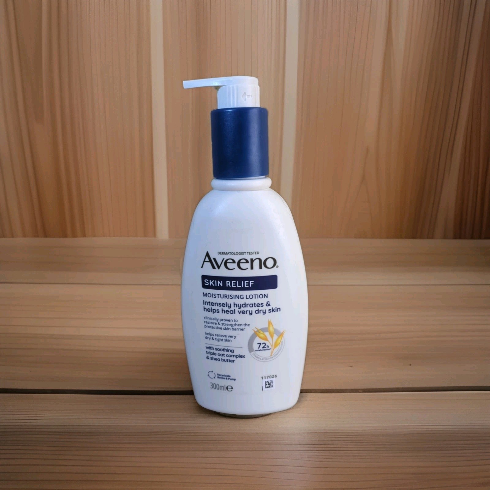 Aveeno Body Skin Relief Nourishing Lotion Shea Butter - 300ml FREE SHIPPING