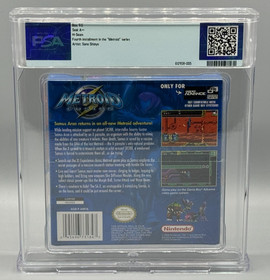 Metroid Fusion Nintendo Game Boy Advance Sealed New PSA 9.6 A++ Graded