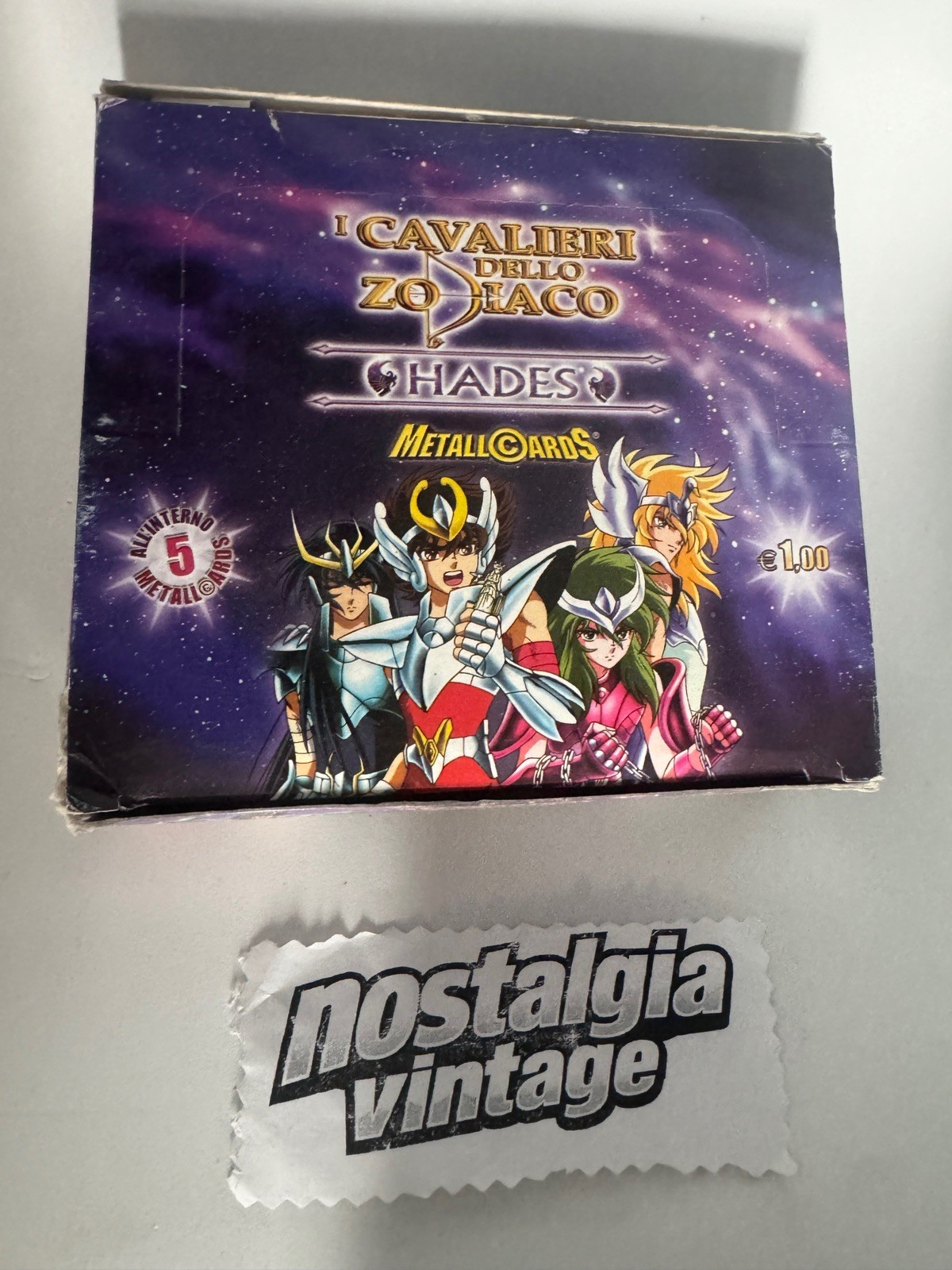 Box cards Cavalieri Dello Zodiaco Metal RARE