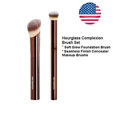 Hourglass Foundation & Concealer Brush Set 2pcs – Soft Glow & Seamless Finish