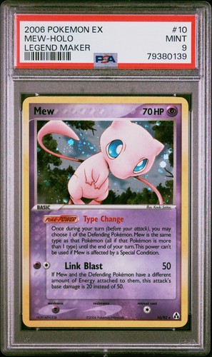 Mew graded PSA 9 for sale on eBay