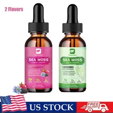Sea Moss Liquid Drops, Promote Immune , Digestion , Hair & Skin Health，2Flavors