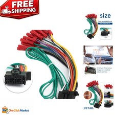 16 Pin Wiring Harness Radio Stereo Connector for Aftermarket Replacement