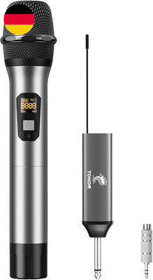 TONOR Wireless Microphone Kabellos, Drahtloses UHF Mikrofon Set Für Karaoke 60 M