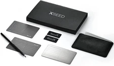 SecuX XSEED Secure Bitcoin Wallet Crypto Seed Storage Steel Plate