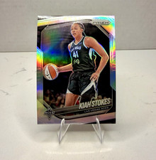 Panini 2025 Prizm WNBA Kiah Stokes #58 Las Vegas Aces Silver Prizm
