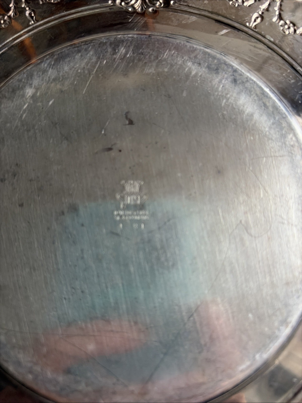 International Silver Company 4281 Platter. 30” With Flaws/scratches