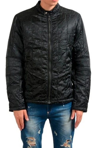 Versace Versus Men's Black Lightly Insulated Full Zip Jacket US M IT 50 - product listing photo