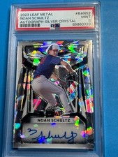 2023 Leaf Metal Auto Silver Crystal Noah Schultz #BANS2 PSA 9 #8/8