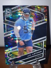 2024 Panini Spectra - Rookies J.C. Latham #161 Celestial Prizm /99 (RC)