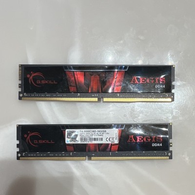 G.SKILL Aegis DDR4-3000 16GB (2x8GB) DIMM Desktop RAM F4-3000C16D-16GISB
