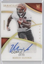 2015 Panini Immaculate Rookie Auto Gold /25 Mario Alford #120 Rookie Auto RC
