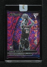 2020 Panini Flux Titan Rookies FOTL Purple Scope Prizm 24/38 Zeke Nnaji #64 0gt4