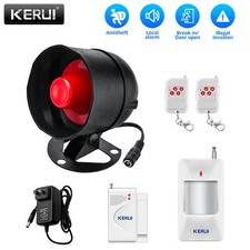 Smart WiFi Anti Theft Alarm System 110dB Siren Door Motion Detector Pack