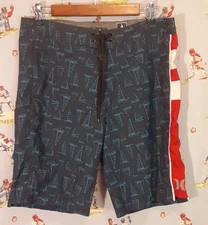 👻 Hurley Phantom JJF John John Florence Maritime Boardshorts Mens 30x10