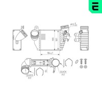 LadeluftküHler ERA 672090 FüR VW Bora Variant 1J6 Golf 4 1J1 VAN 1J5 1 1J2 TDI