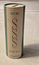 AVON Skin So Soft - SATIN BODY POWDER TALC - 3 oz - LARGE VINTAGE