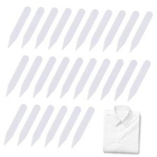 Plastic Collar Stays for Men's Dress Shirts, 2.5 Inches, 2.52 inch 100 Pack