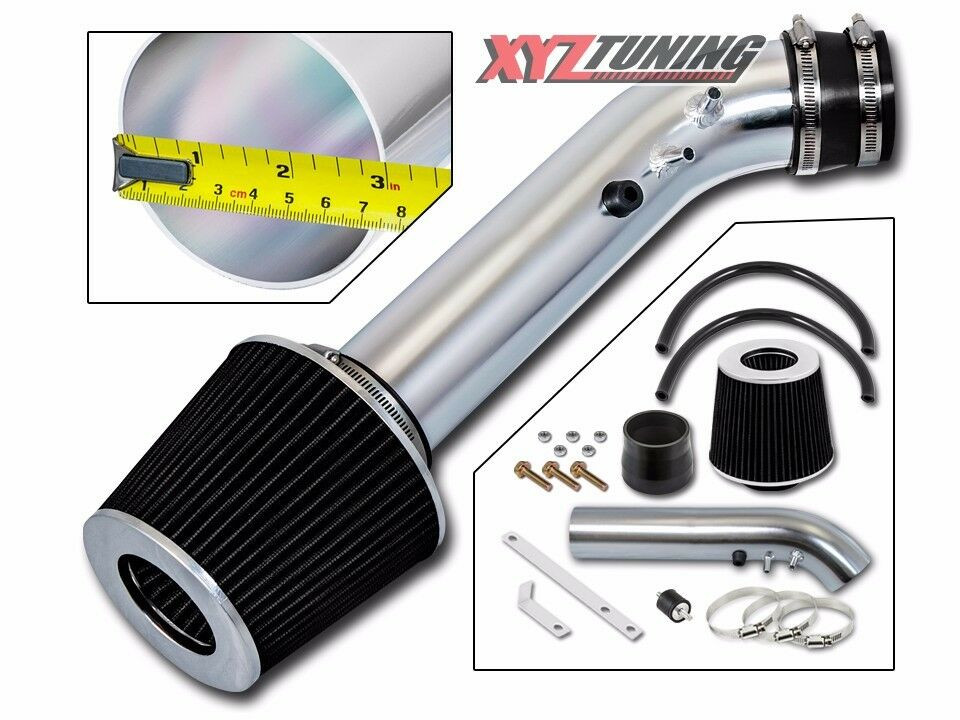 JDM BLACK 1999-2000 Civic HX/EX/Si 1.6 Short Ram Air Intake Kit + Filter 3"