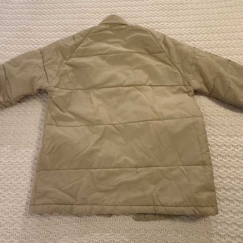 CHAQUETA ACOLCHADA VINTAGE MICHELOB LIGHT SWINGSTER CAQUI TALLA PEQUEÑA RARA - Imagen 12 de 15