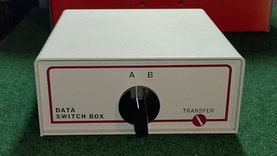 Pc Computer DATA SWITCH BOX TRANSFER für 2 Drucker Umschaltebox Umschalter