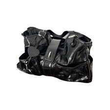 Petote Designer Dog Cat Bag Carrier Patent Leather Large