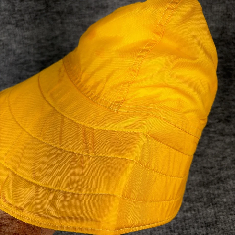 Atlantis Weathergear Yellow Fishing/Rain Hat - Adult size Medium - Made in USA - Image 3 of 4