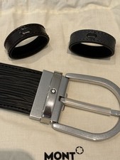 Cinturón clásico Montblanc 35 mm con hebilla de pasador de herradura