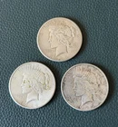 Lot of 3 - 1926 Peace Dollars, 90% Silver!