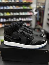 Nike Air Jordan 1 Mid Black Dark Concord White DV1308-004 Size 13