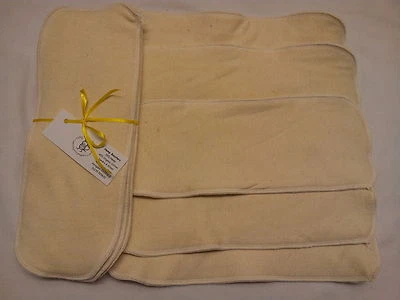 Easy Peasy Hemp Nappy Boosters/Inserts value pack 10. Washable nappy booster
