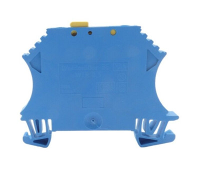 4 Stück Weidmüller WTR 2,5 Reihenklemme 2.5 mm², 800 V, blau