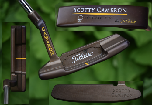 Scotty Cameron Titleist Newport 2 Oil Can Custom Milled Skull Putter RH / 35"