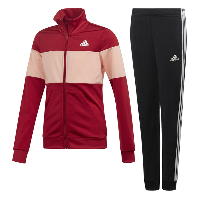 adidas Performance Kinder Trainingsanzug YG PES TS active maroon adidas Performance Kinder Trainingsanzug YG PES TS active maroon